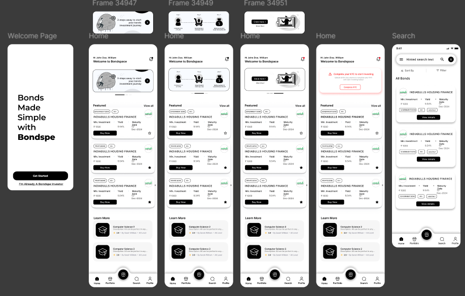 Bondspe App Redesign