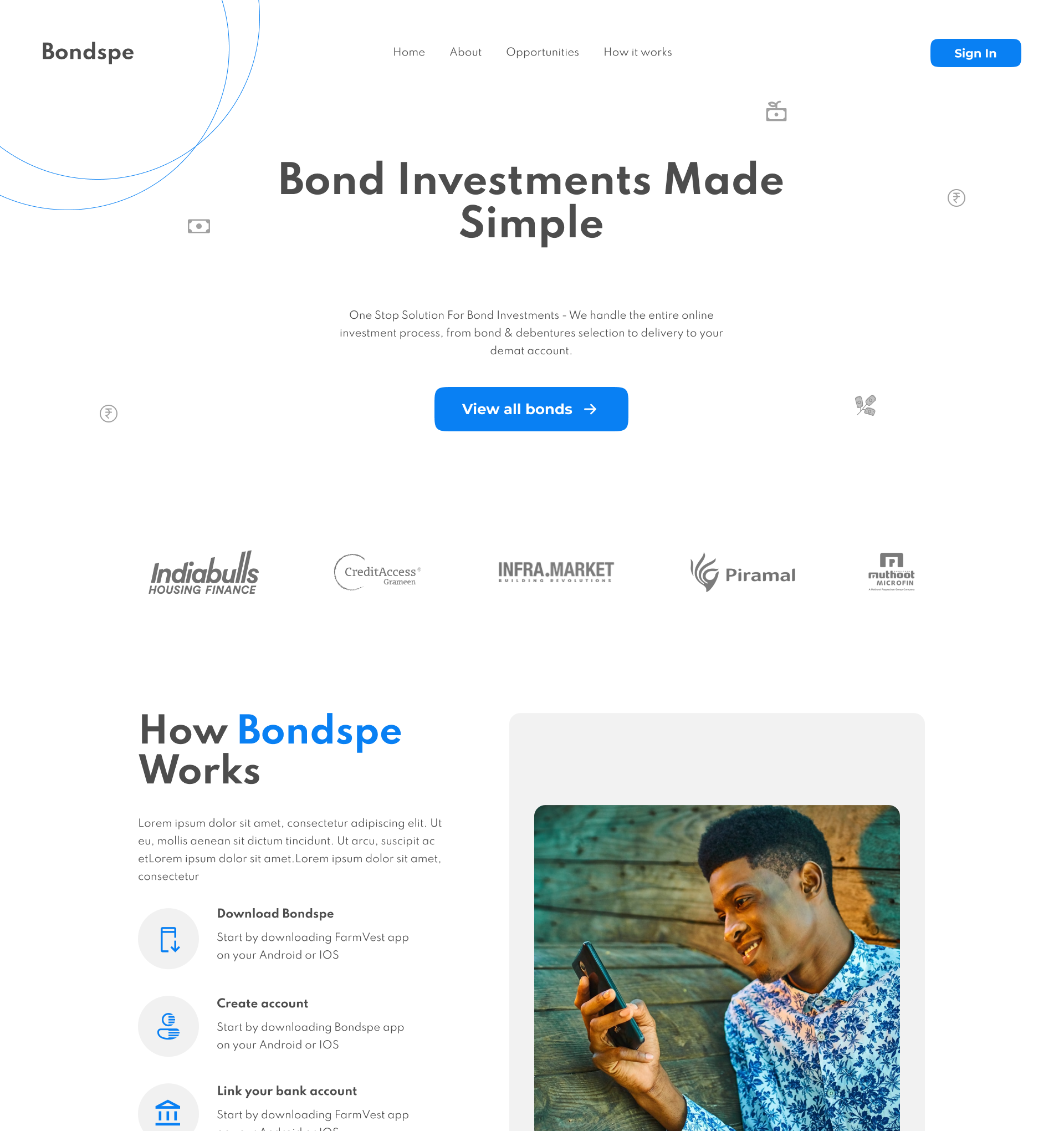 Bondspe Website Redesign